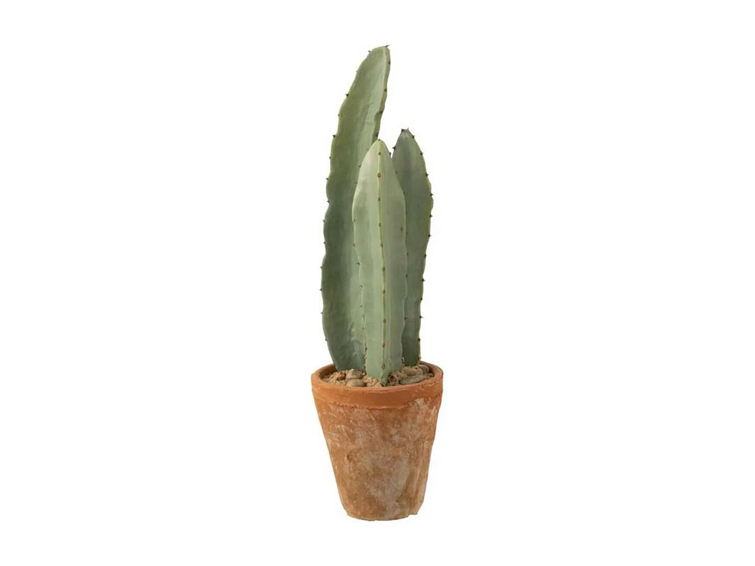 Plante Artificielle en Pot "Cactus" 48cm Vert