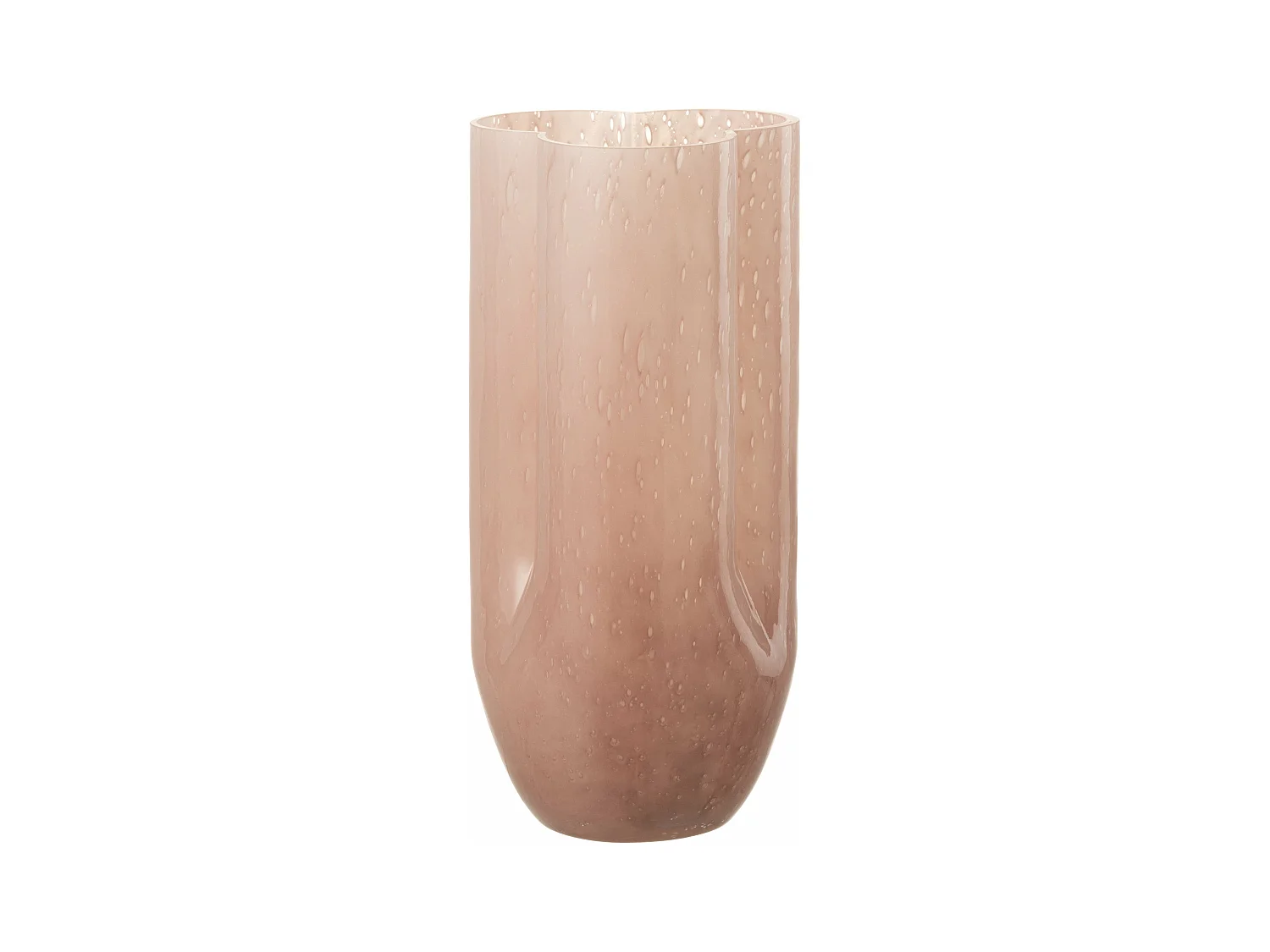 Vase Déco en Verre "Trikkie" 29cm Rose
