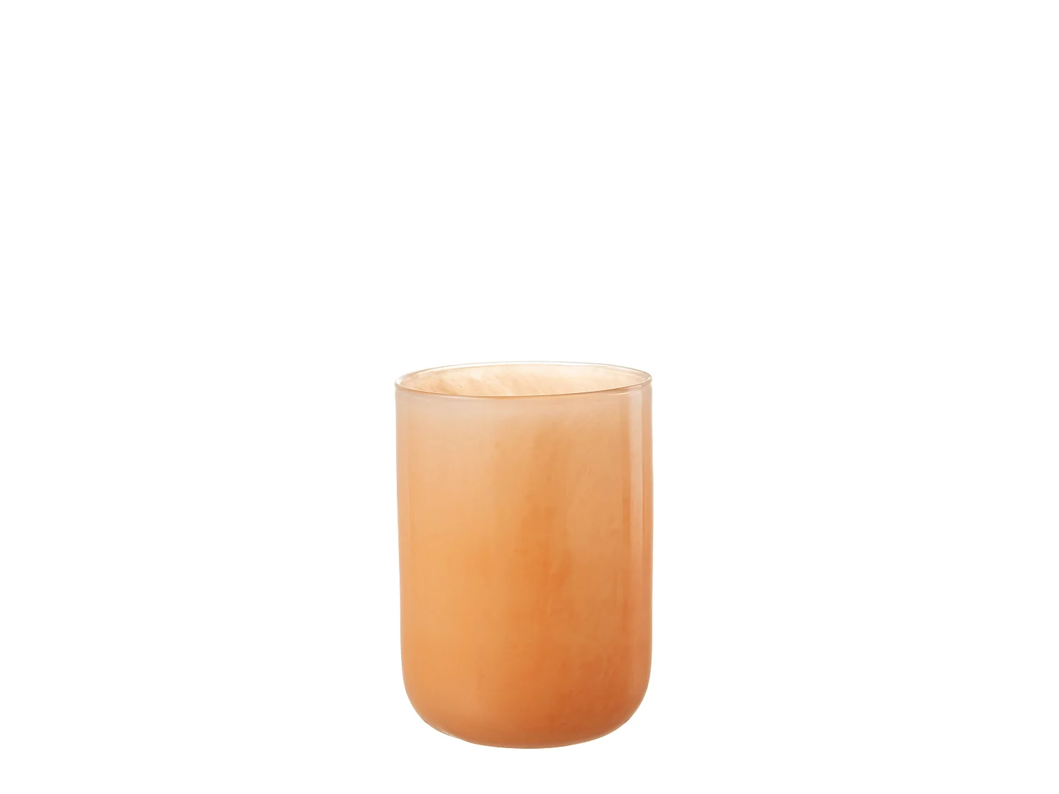 Vase Design en Verre "Corrie" 23cm Corail