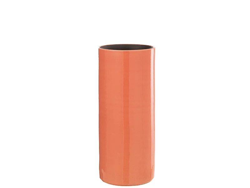 Vase Design en Céramique "Flek" 37cm Orange