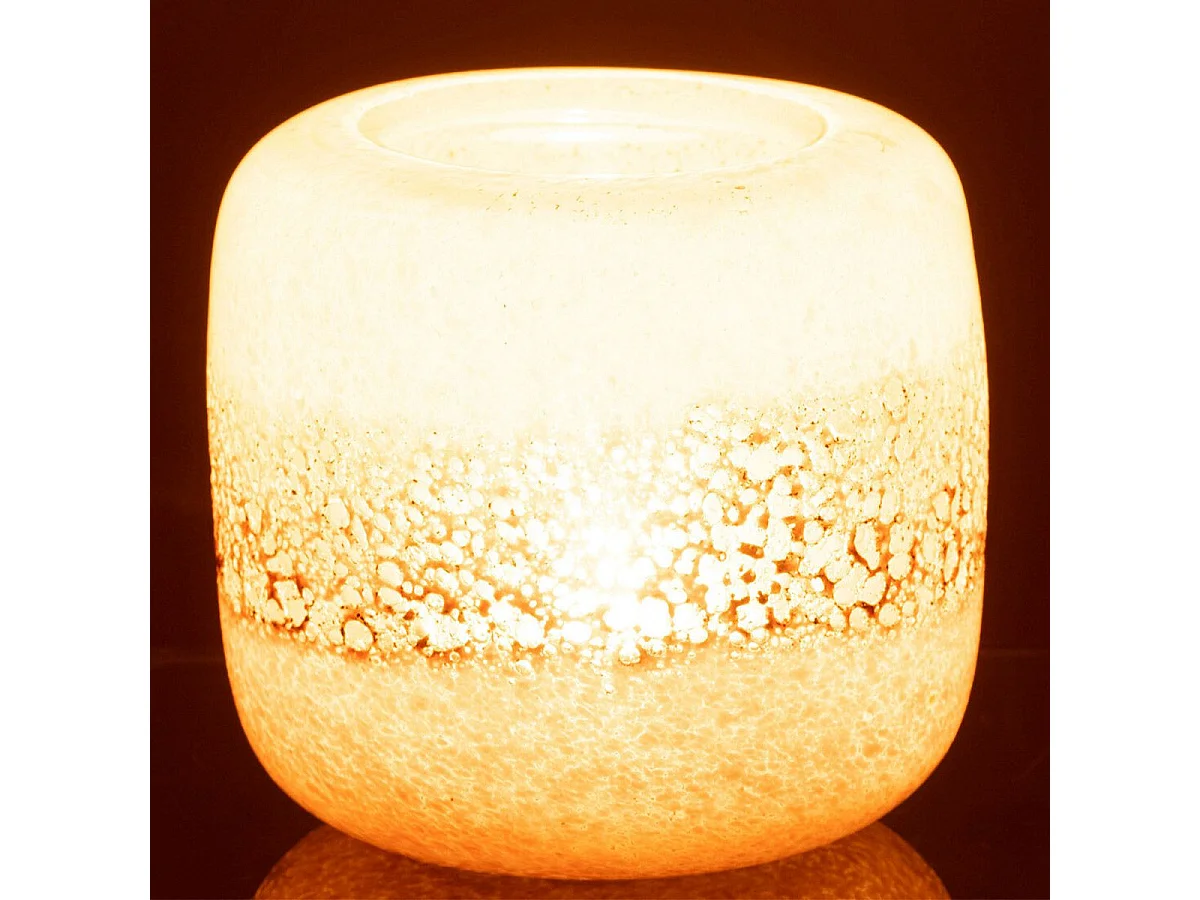 Photophore en Verre "Opia" 14cm Marron