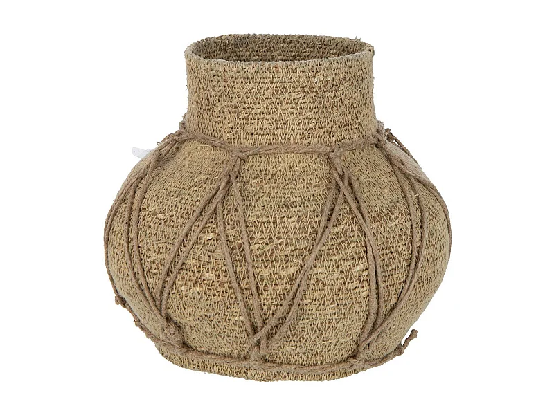 Pot Décoratif "Herbes Marines" 21cm Naturel