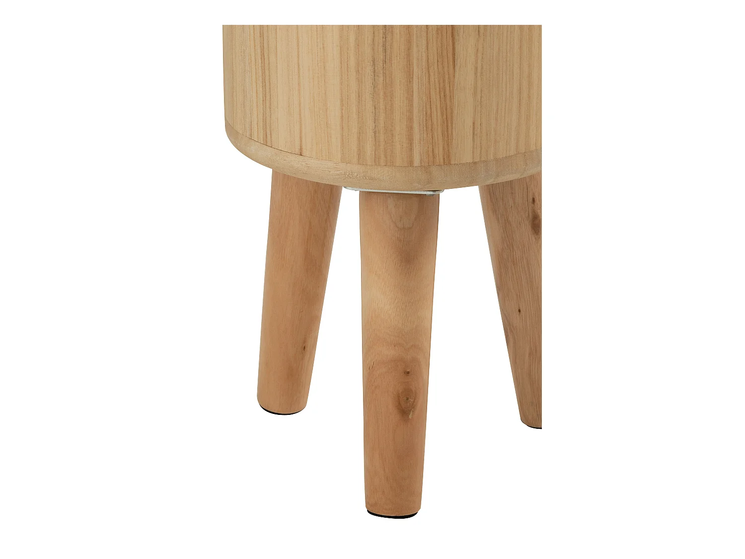 Lot de 3 Cache-Pots en Bois "Paul" 49cm Naturel