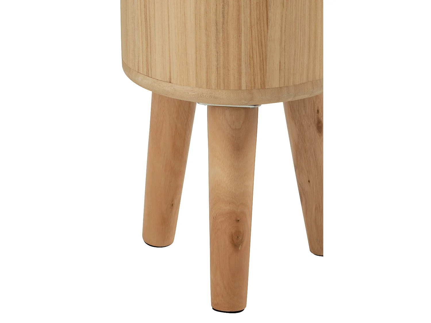 Lot de 3 Cache-Pots en Bois "Paul" 49cm Naturel