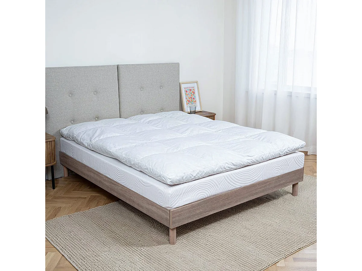 BELLECOUR LITERIE | Surmatelas TRANQUILITE 180x200 cm | Duvet et plumes