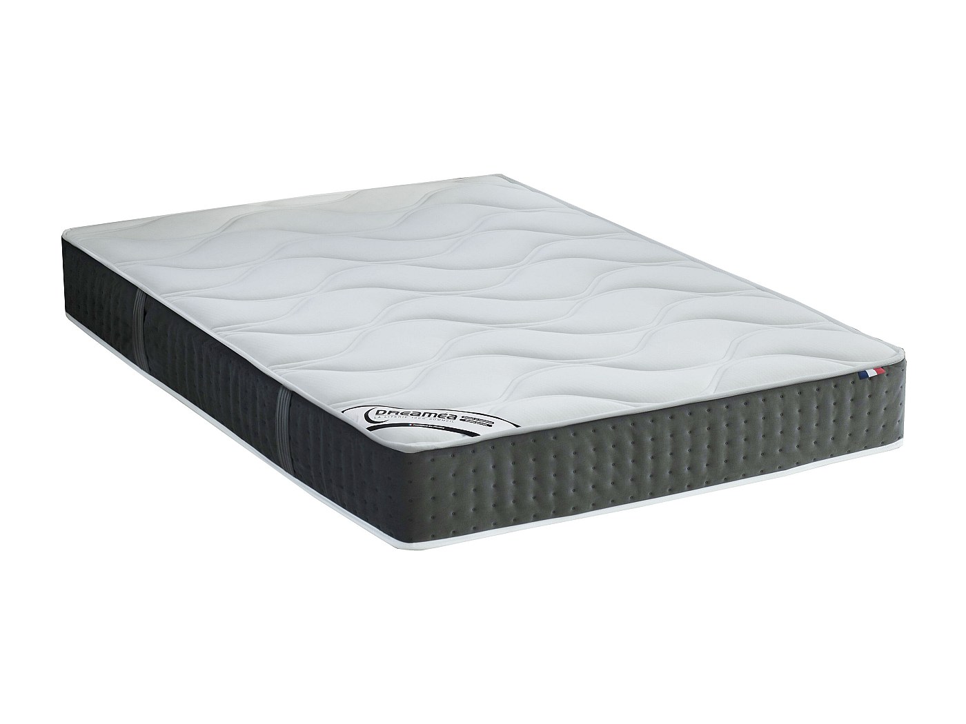 Matelas 160 x 200 cm ressorts ensachés et mémoire de forme ép.25cm