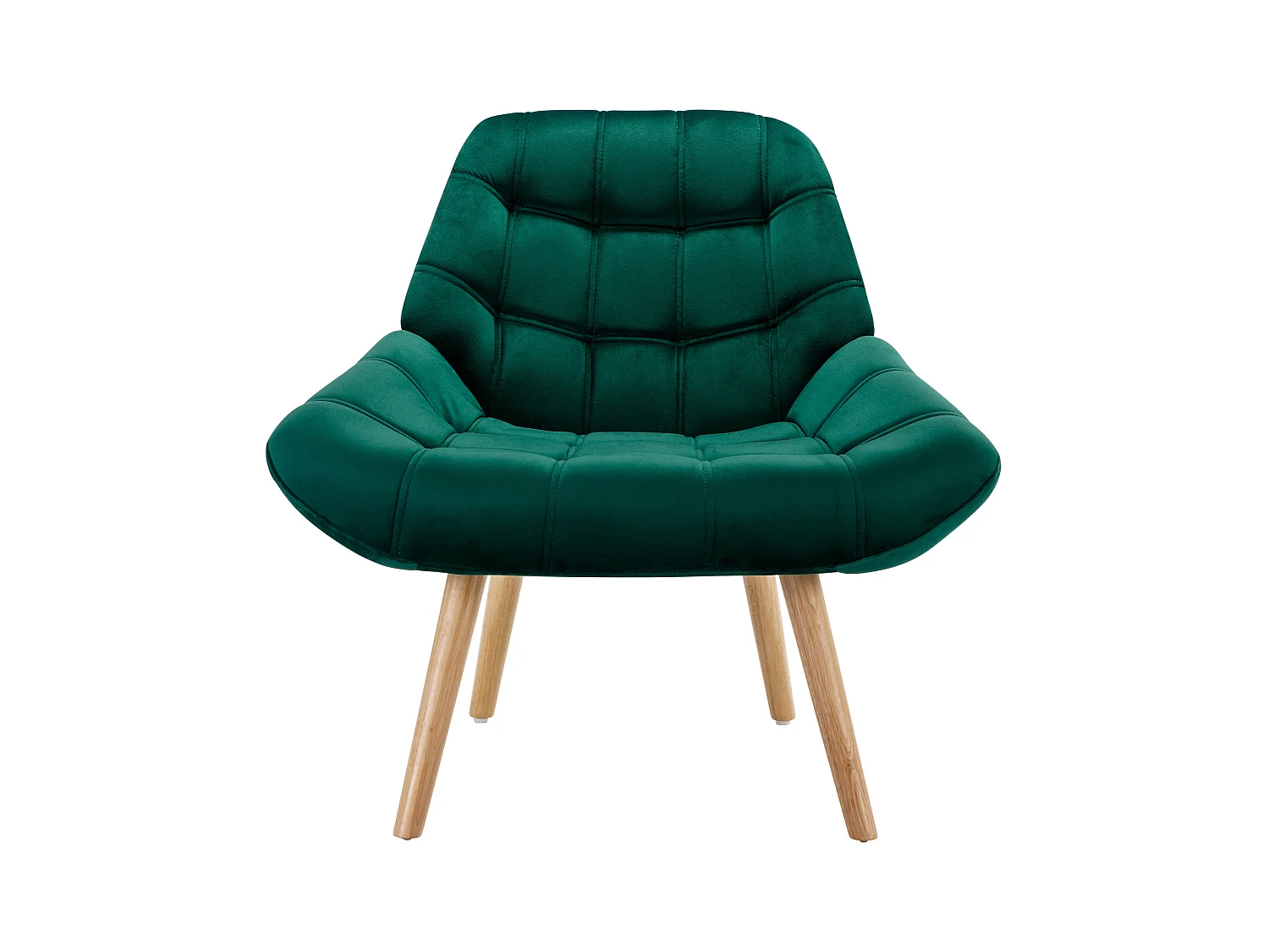 Poltrona veludo verde - LUOSTO