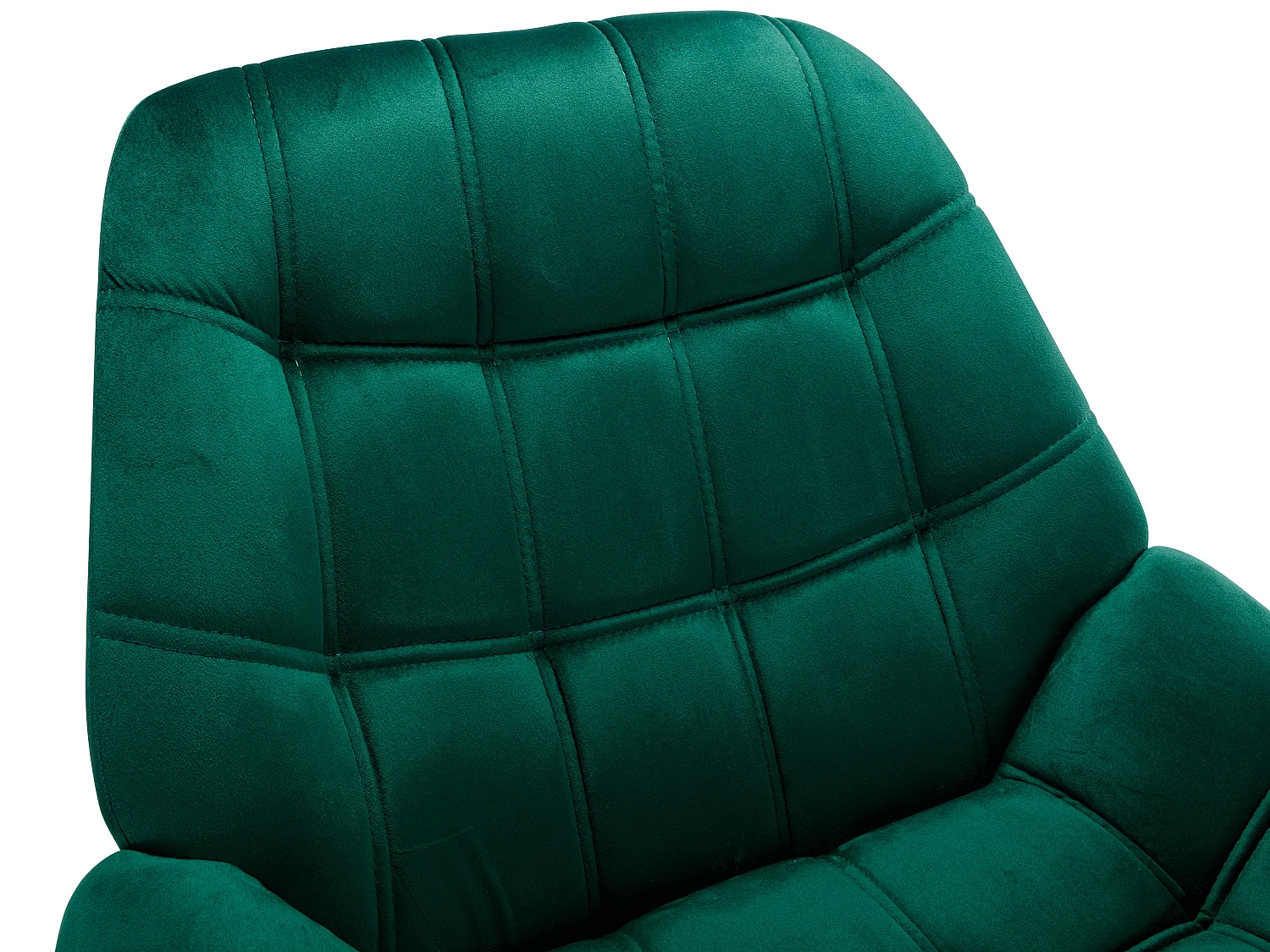 Sillón de terciopelo verde LUOSTO