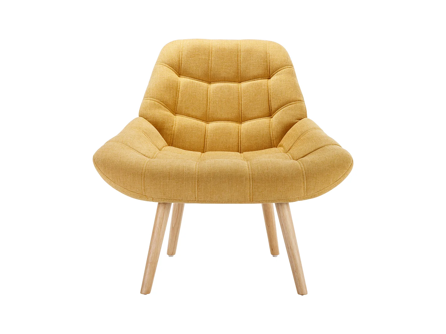 Sessel - Stoff - Senfgelb - LUOSTO