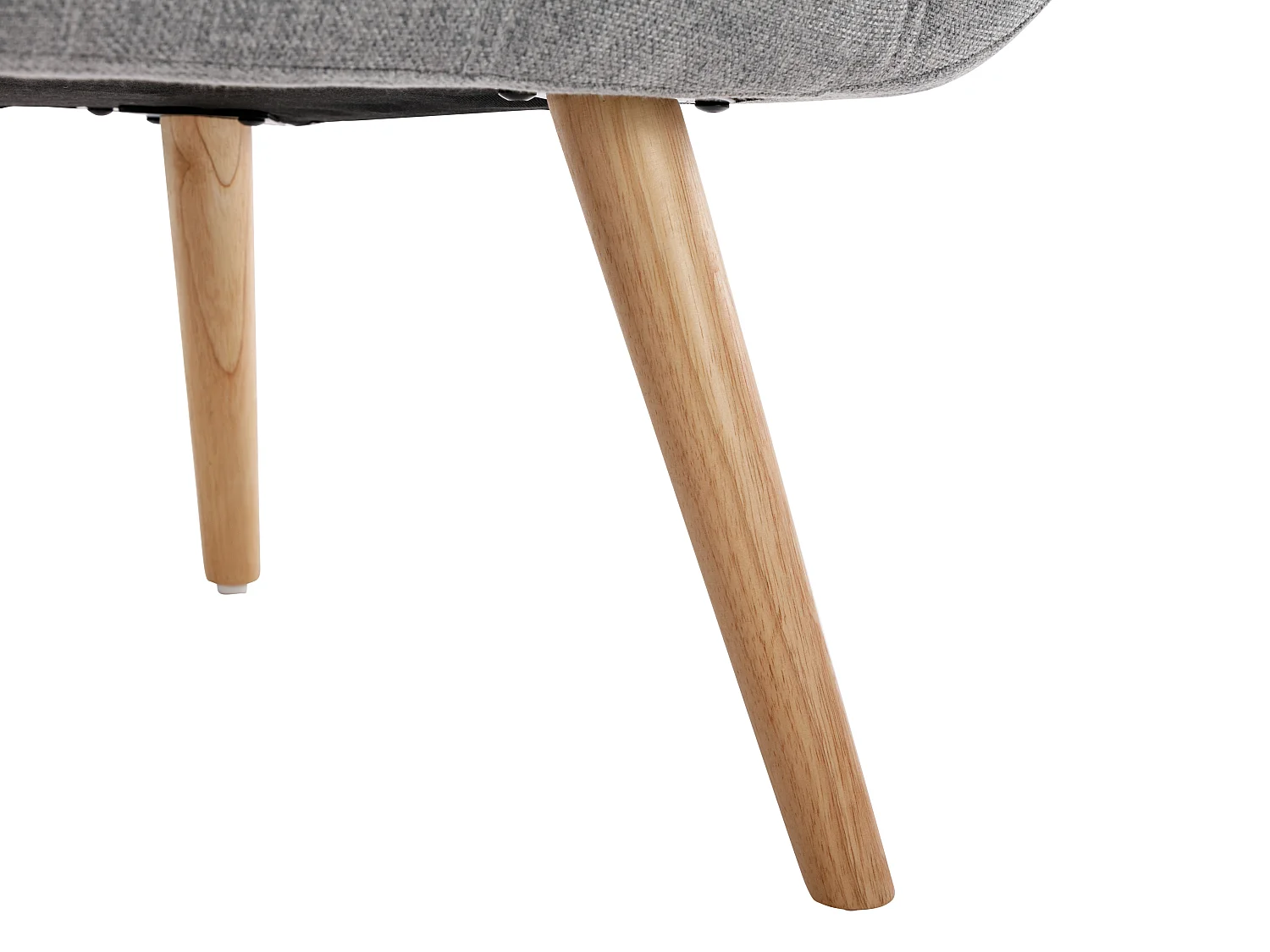 Fauteuil en tissu gris LUOSTO