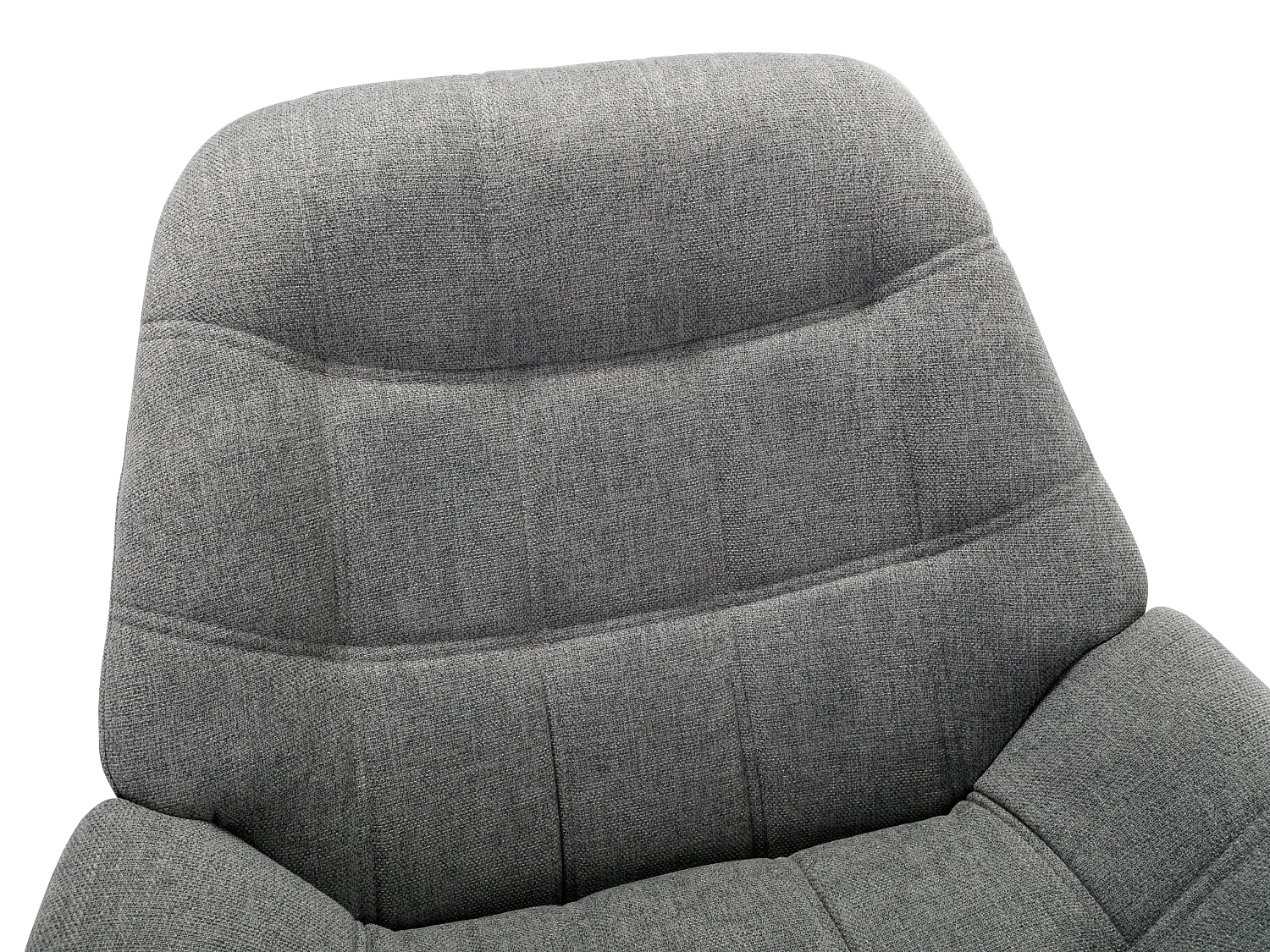 Fauteuil en tissu gris LUOSTO