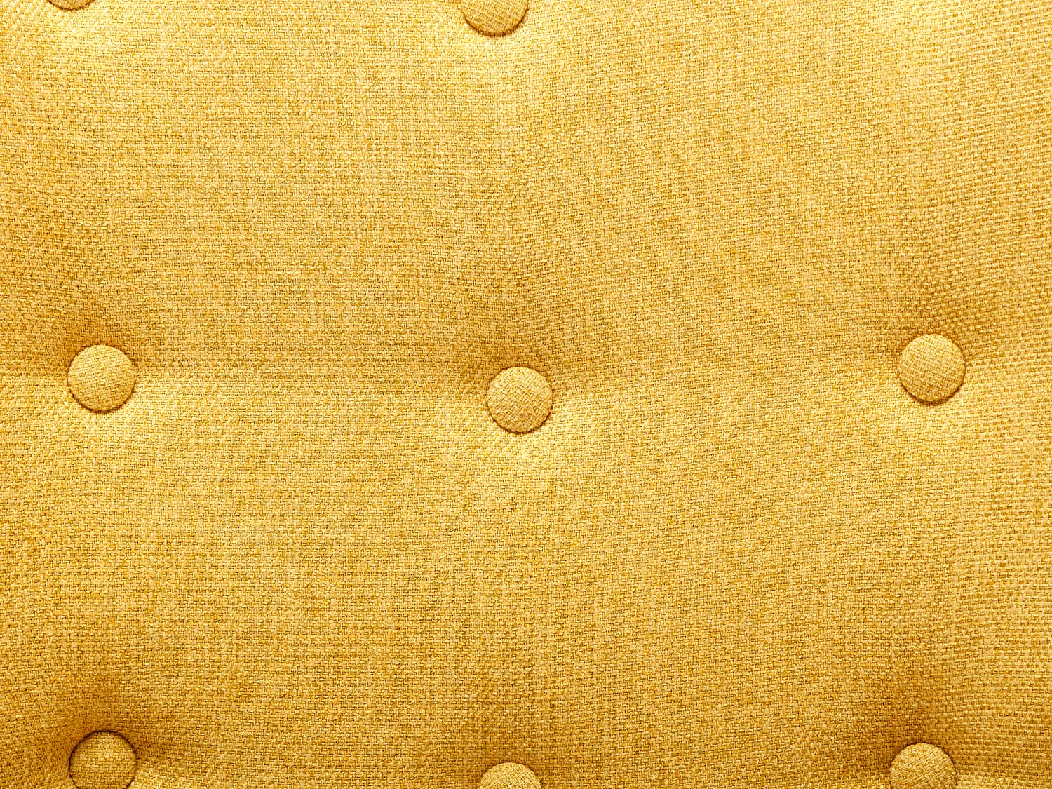 Fauteuil à bascule en tissu chiné jaune moutarde ELMINA II
