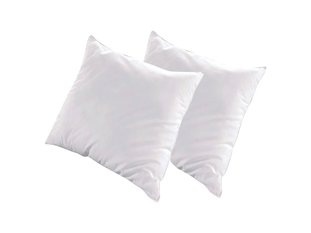 BELLECOUR LITERIE | Lot de 2 oreillers 60x60 cm GRAND PALACE | Fibres creuses polyester