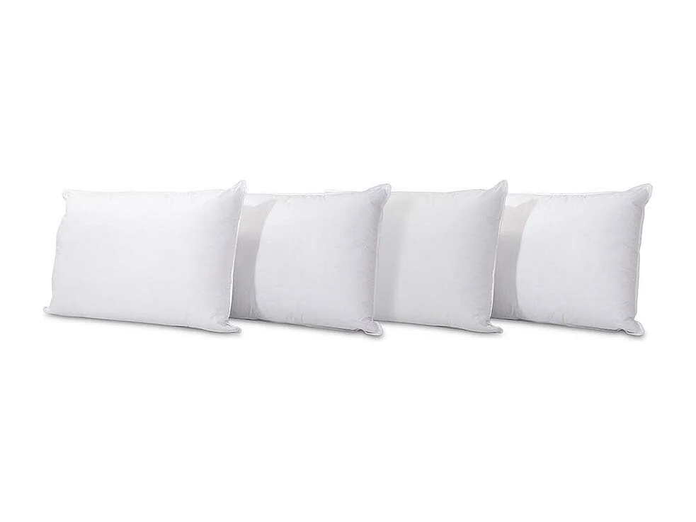 BELLECOUR LITERIE | Lot de 4 oreillers 45x70 cm GRAND PALACE | Fibres creuses polyester