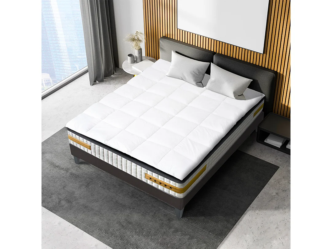 BELLECOUR LITERIE | Surmatelas TRANQUILITE 90x200 cm | Duvet et plumes