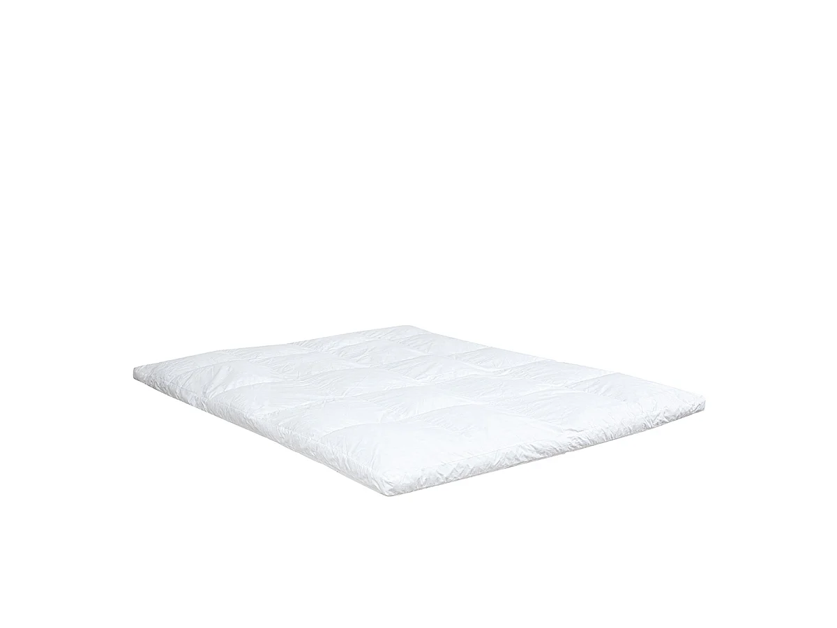 Surmatelas Tranquillité 90x200 cm - Duvet et plumettes de canard - Douceur naturelle - 6 cm