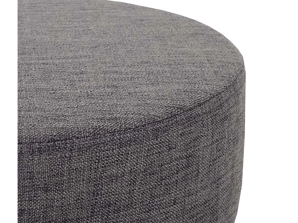 Tabouret siège polyvalent hauteur tissu grise 35 x 35 x 43 cm 04_0005334