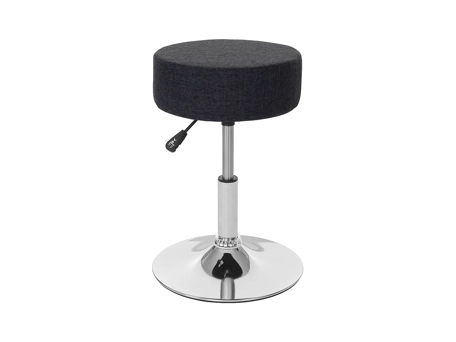 Set de 2 tabourets tissu grise 35 x 35 x 43 cm 04_0005217