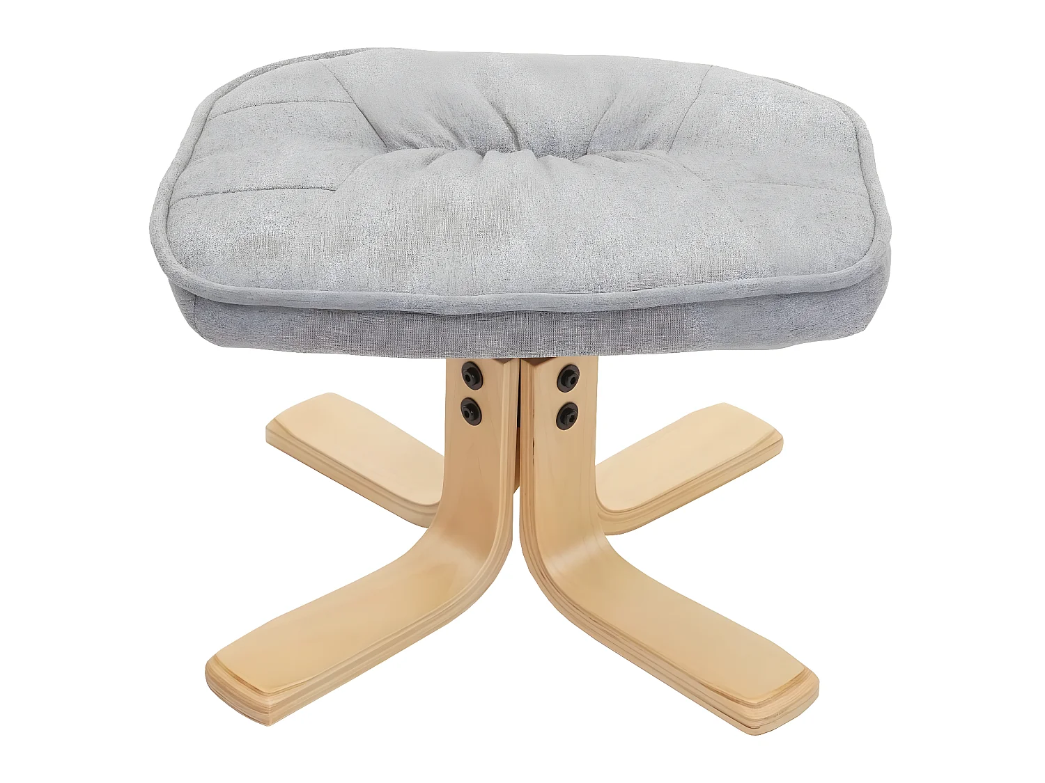 Fauteuil relax TV fauteuil tissu grise 80 x 70 x 100 cm 04_0002927