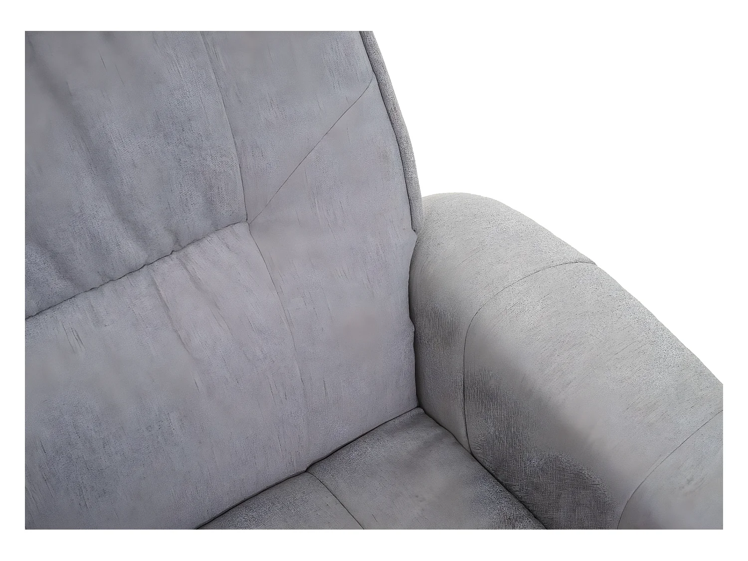 Fauteuil relax TV fauteuil tissu grise 80 x 70 x 100 cm 04_0002927