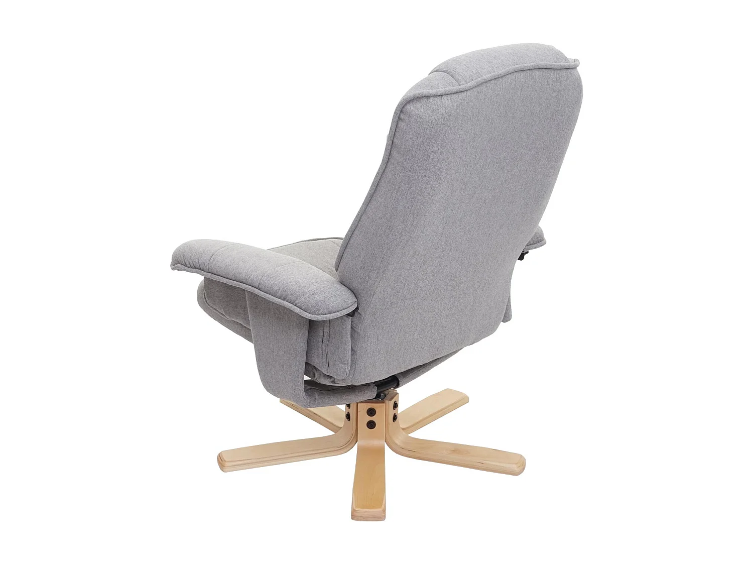 Fauteuil relax TV fauteuil tissu grise 80 x 70 x 100 cm 04_0002927