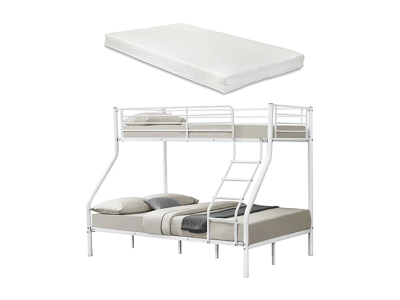 Lit superposé en Métal métal blanche 210 x 147.5 x 168 cm 03_0002729