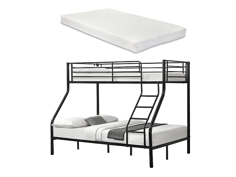 Lit superposé en Métal métal argentée 210 x 147.5 x 168 cm 03_0002730