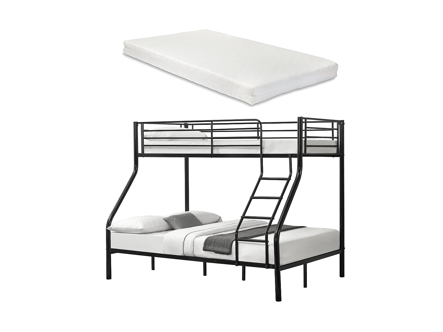 Lit superposé en Métal métal argentée 210 x 147.5 x 168 cm 03_0002730