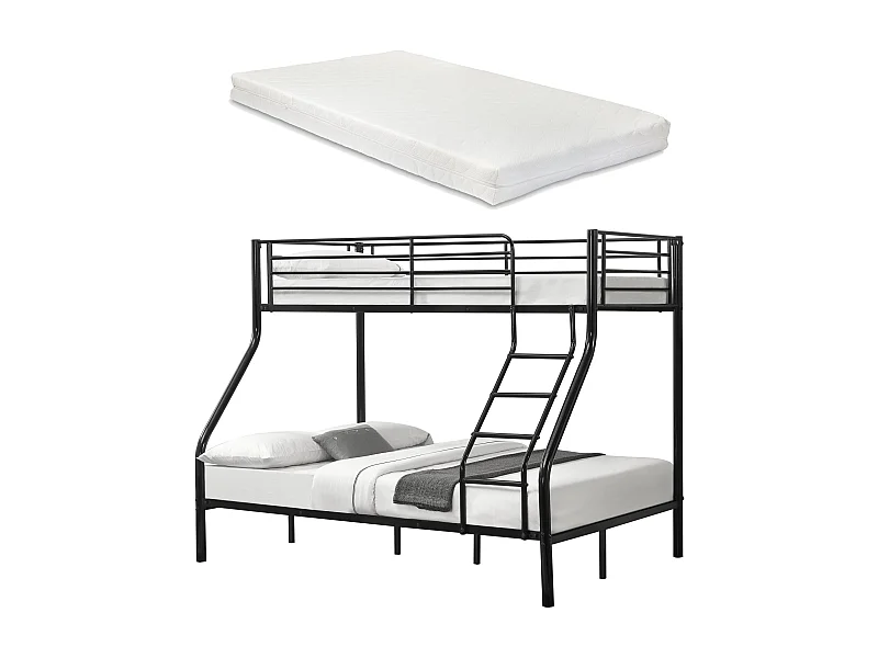 Lit superposé en Métal métal argentée 210 x 147.5 x 168 cm 03_0002730