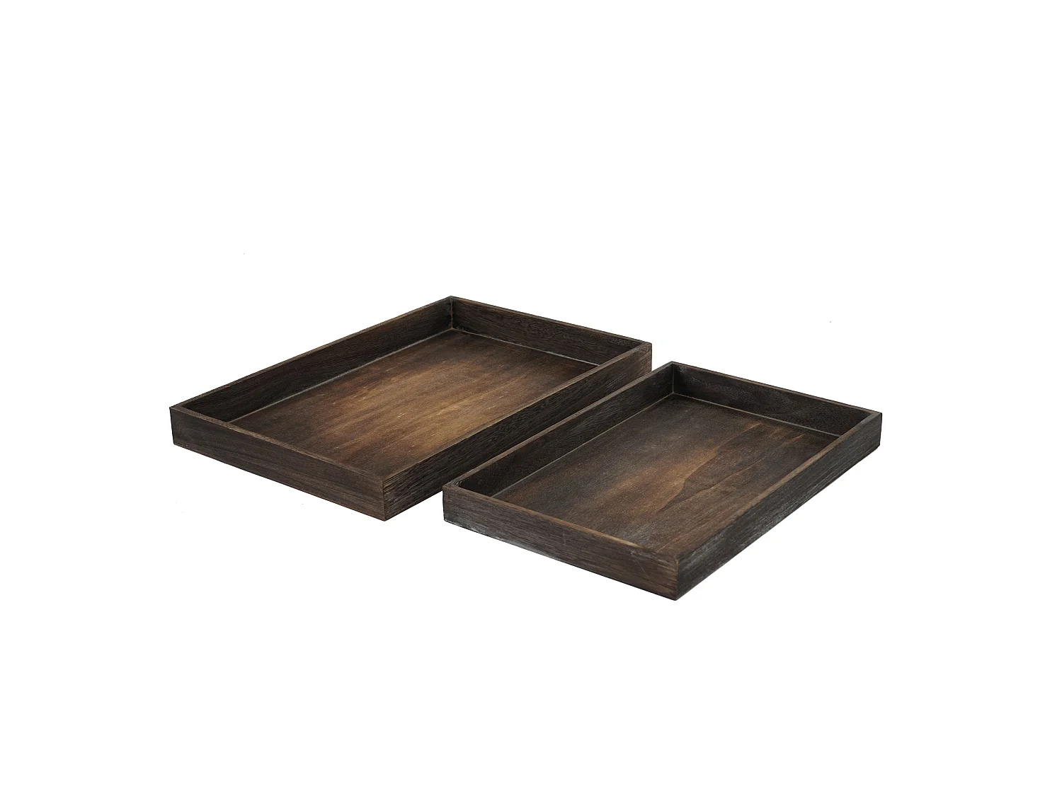 Lot de 2 plateaux bois marron 42 x 27 x 4 cm 04_0002973