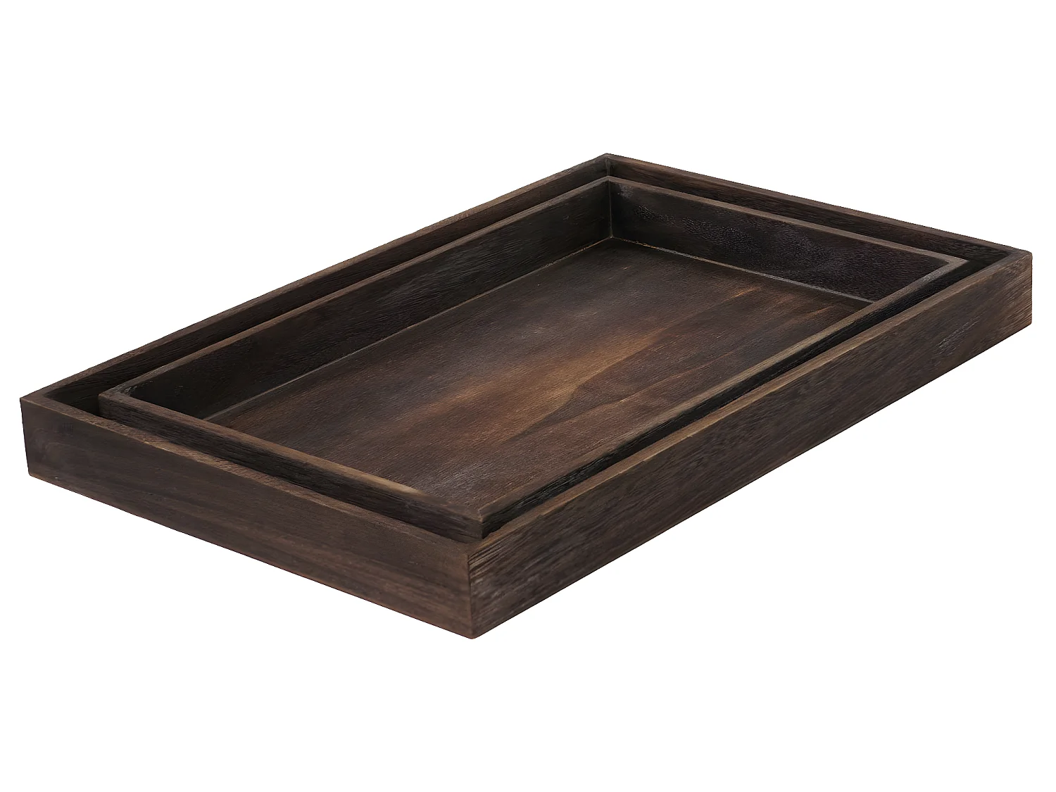 Lot de 2 plateaux bois marron 42 x 27 x 4 cm 04_0002973