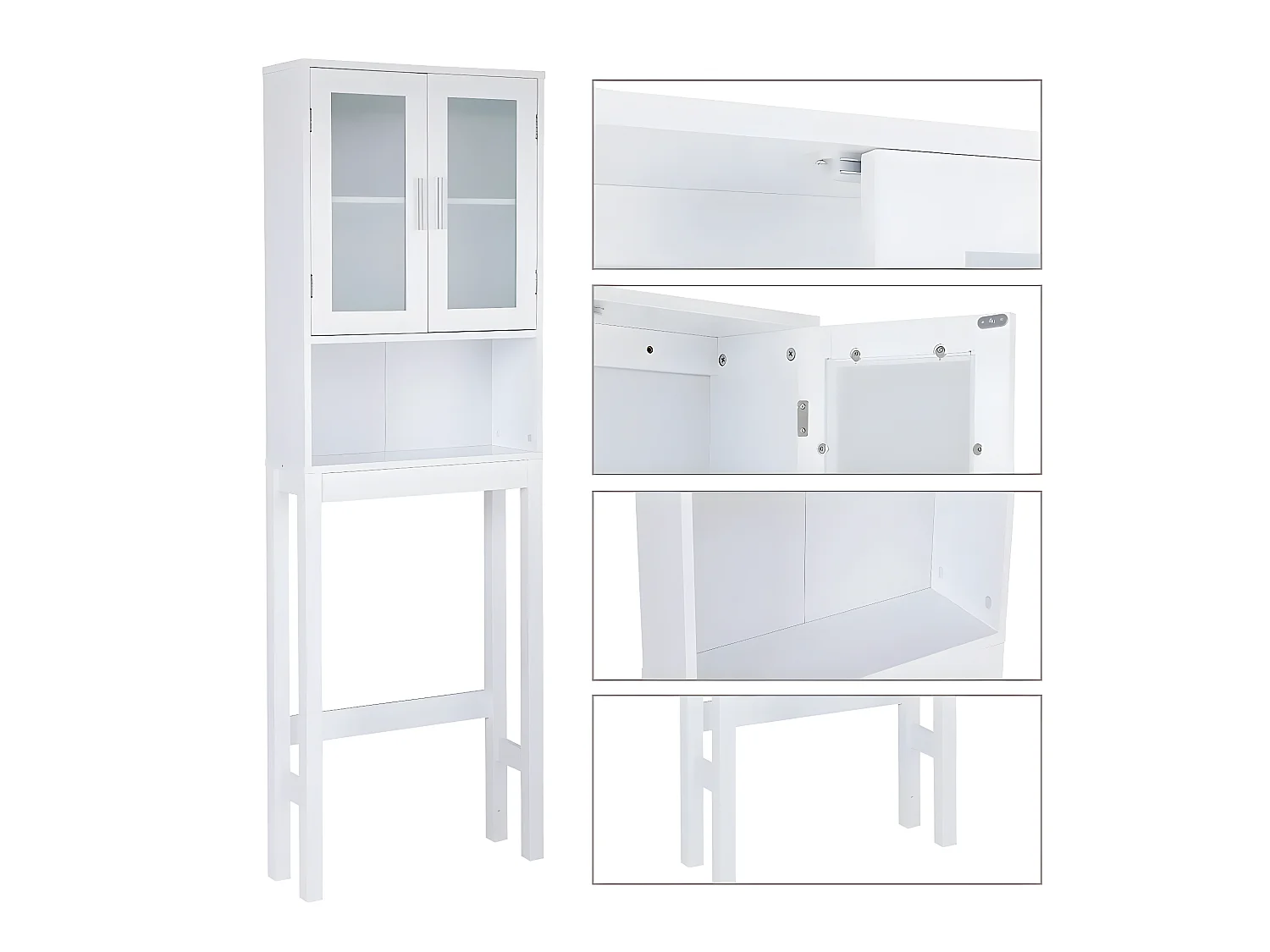 Meuble dessus toilettes wc 57.5 x 19 x 170 cm 20_0000805