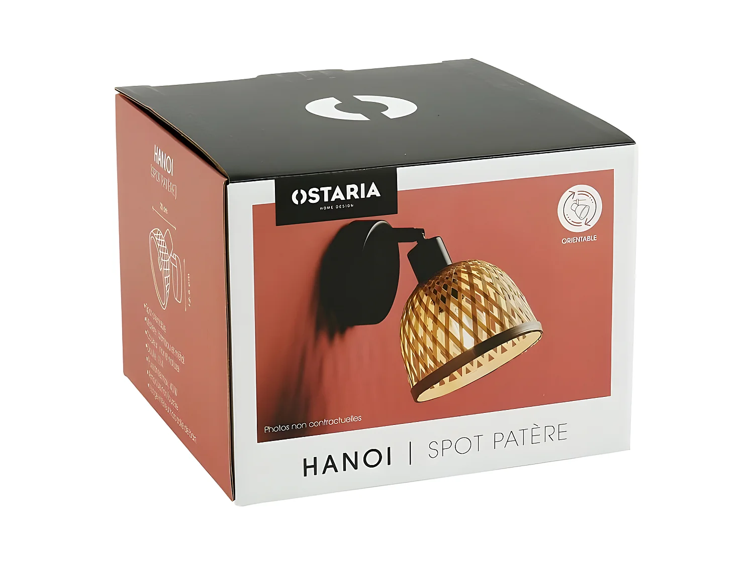 Spot Hanoi en métal et bambou Ostaria