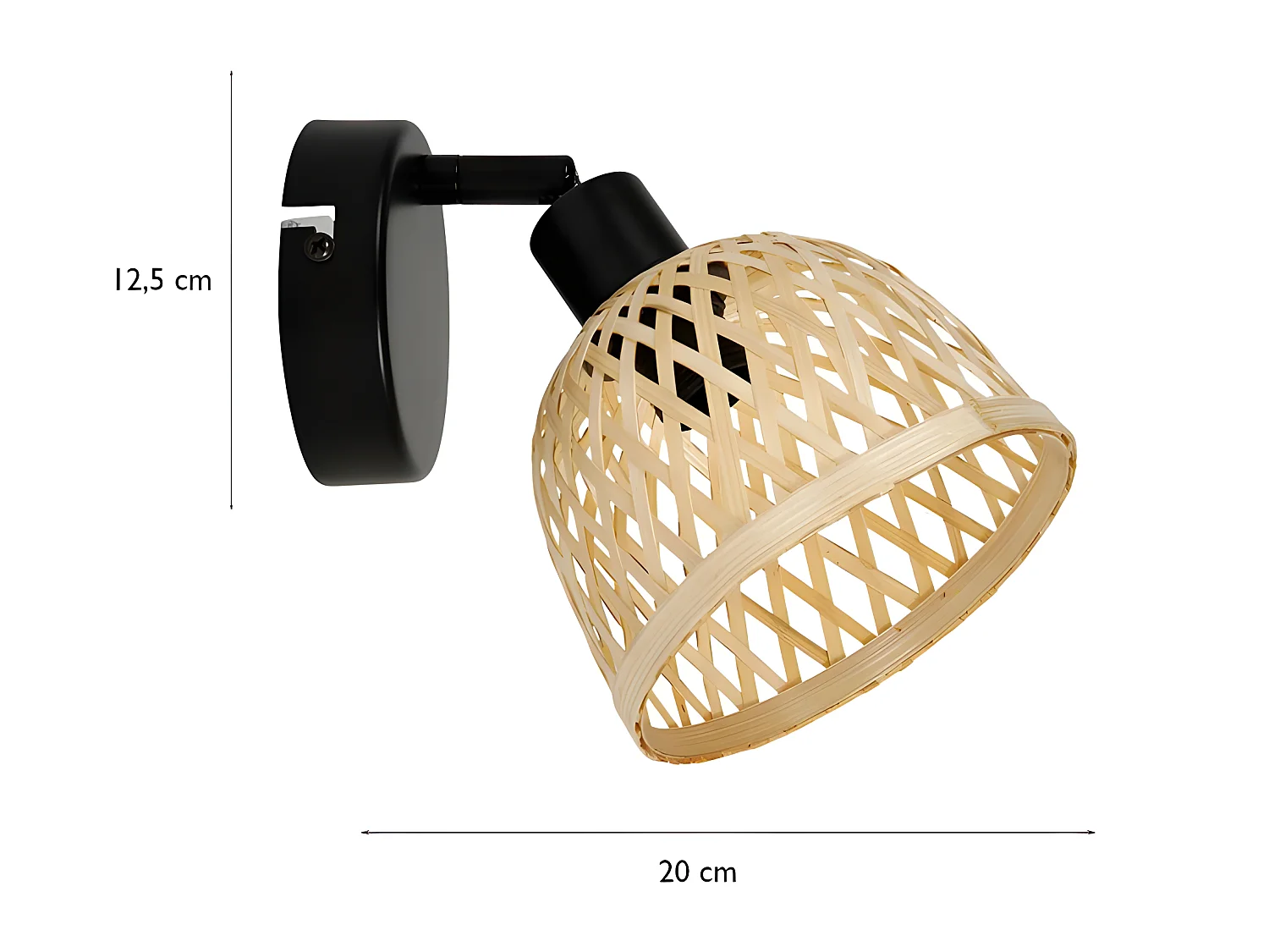 Spot Hanoi en métal et bambou Ostaria