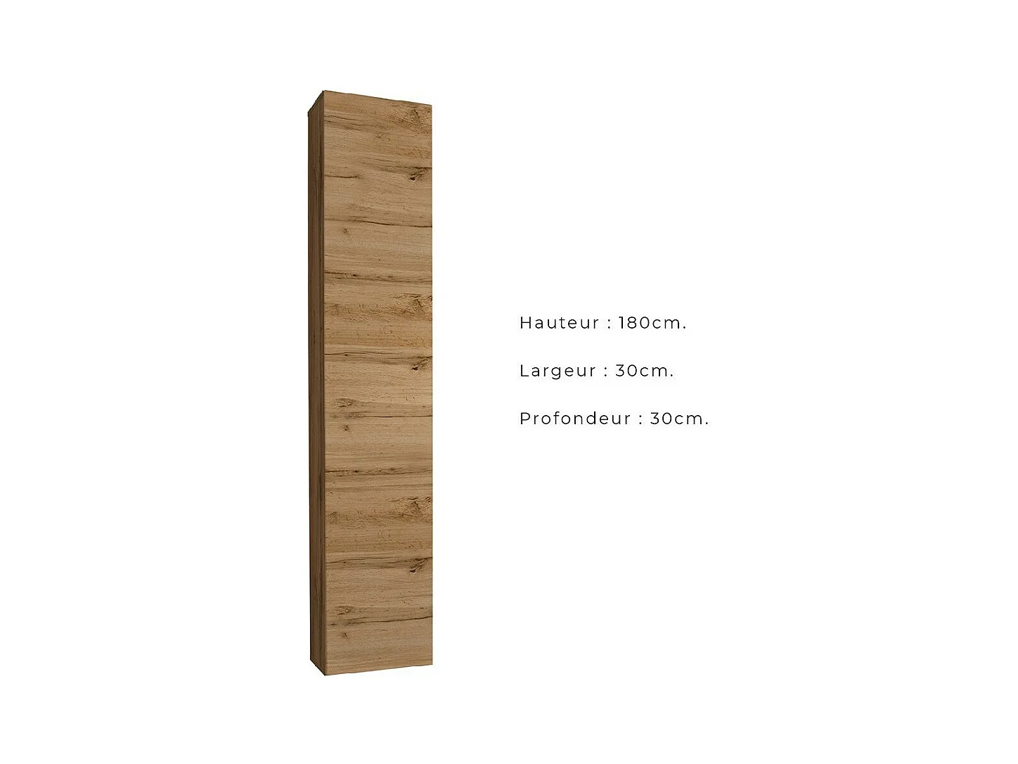 Hängeschrank in Eichenfarbe für das Wohnzimmer, Kollektion SWITCH.