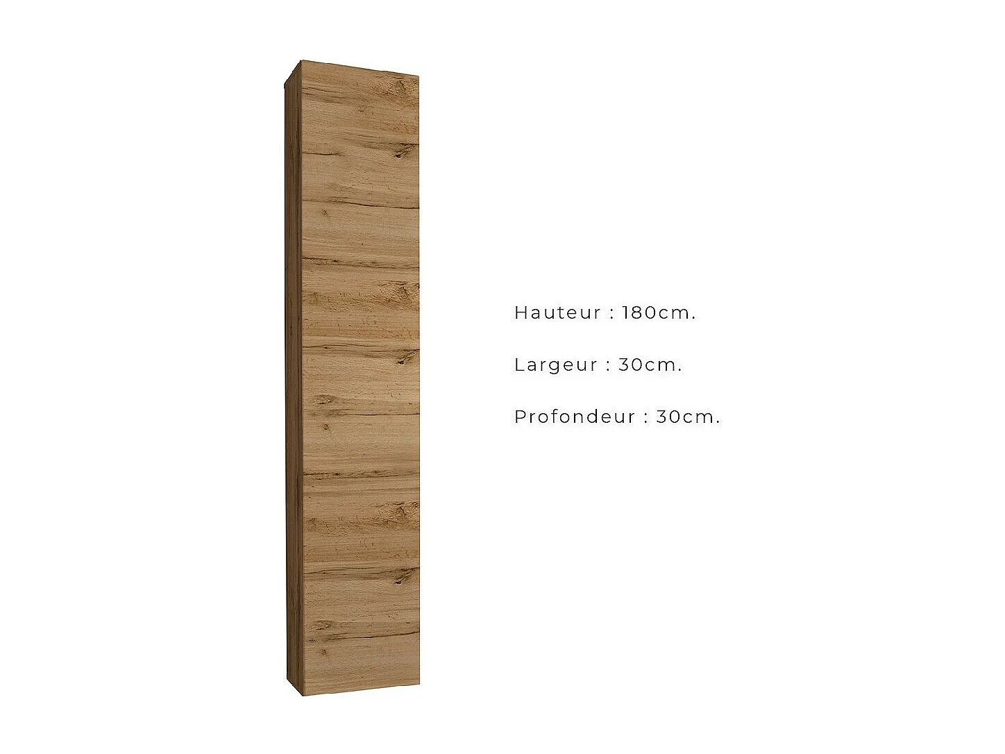 Hängeschrank in Eichenfarbe für das Wohnzimmer, Kollektion SWITCH.