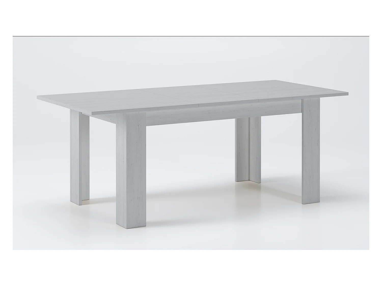 Table à manger, table de salon rectangulaire extensible coloris pin andersen - longueur 150-197 x profondeur 90 x Hauteur 75 cm