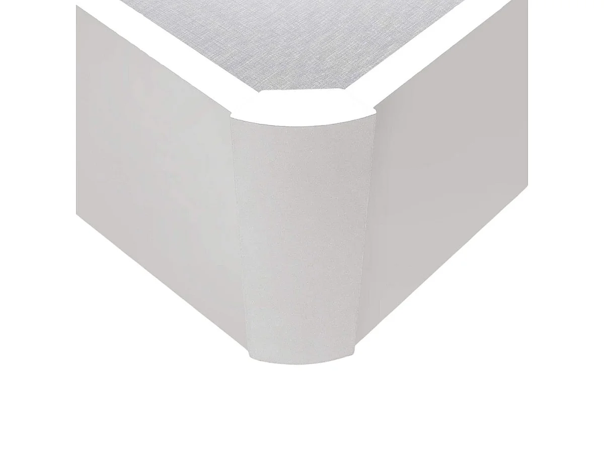 Canapé Dobrável com Abertura Lateral de Grande Capacidade de 90x190 Cor Branco