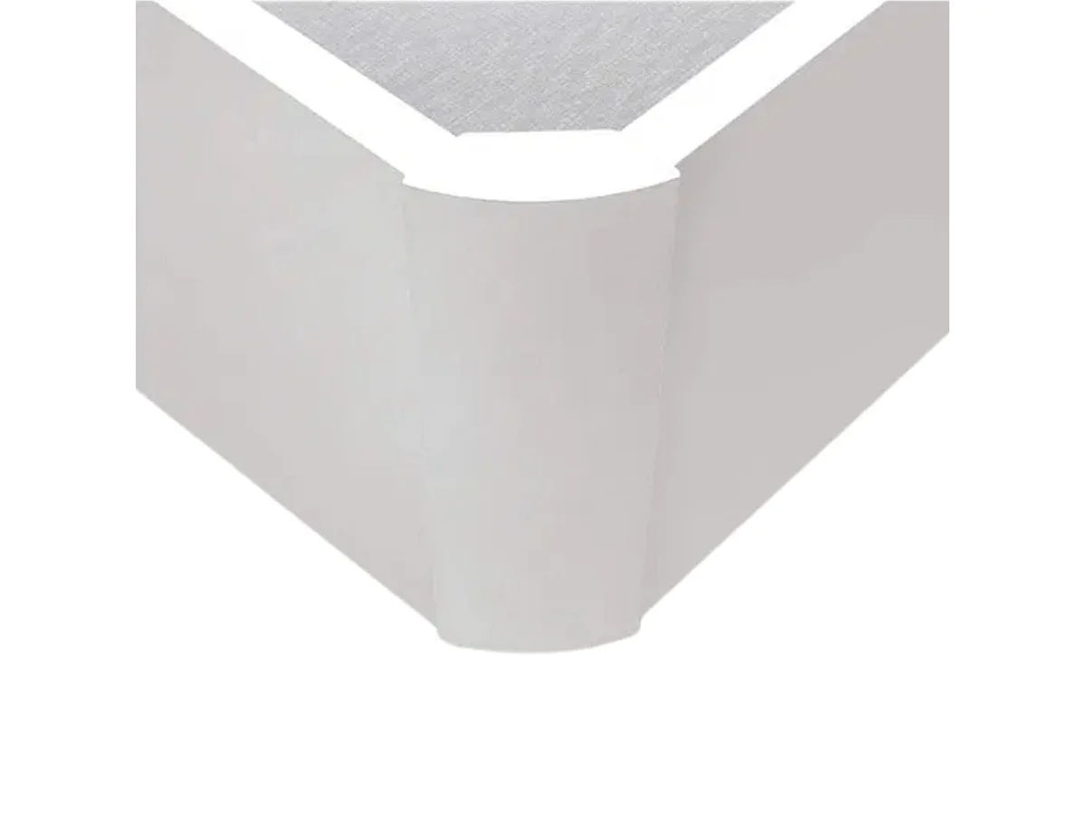 Canapé dobrável branco de grande capacidade com tampa estofada 3D respirável 135X190