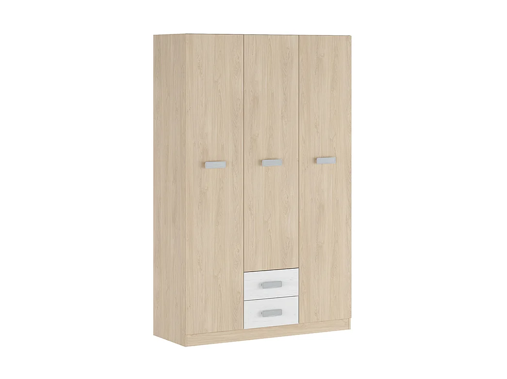 Armoire, placard garde-robe 2 portes coloris puccini, andersen - Longueur 60 x Profondeur 37,80 x Hauteur 208 cm