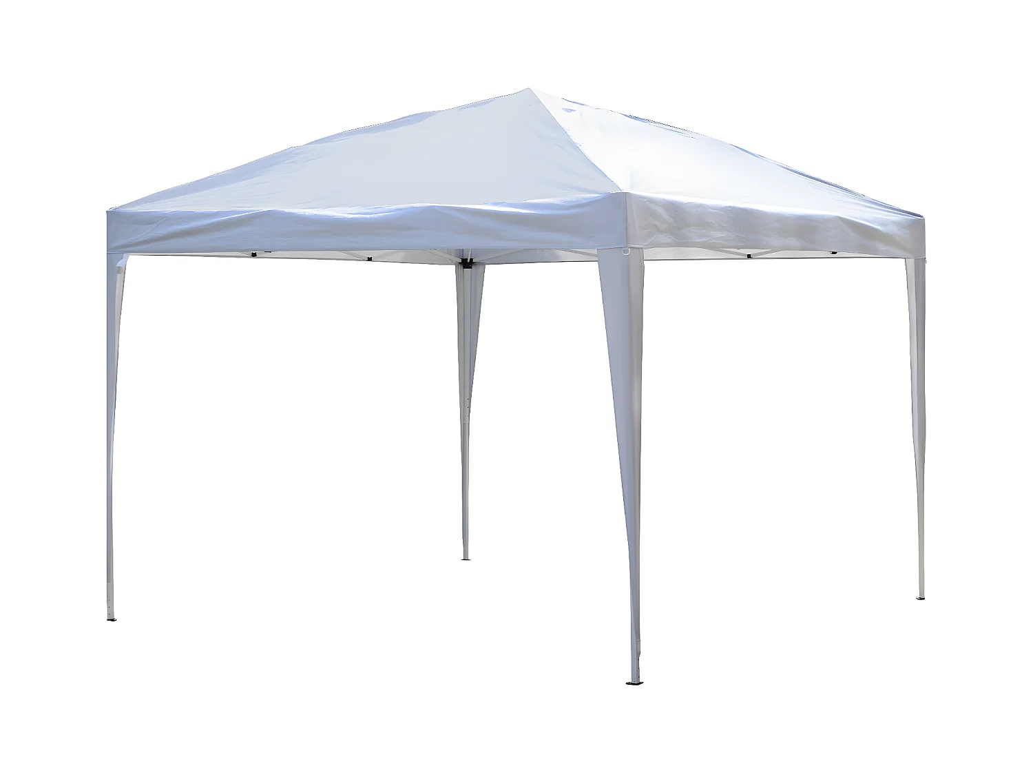 Tonnelle barnum de jardin pliant anti-UV + sac de transport acier Oxford 3 x 3 x 2,55 m blanc