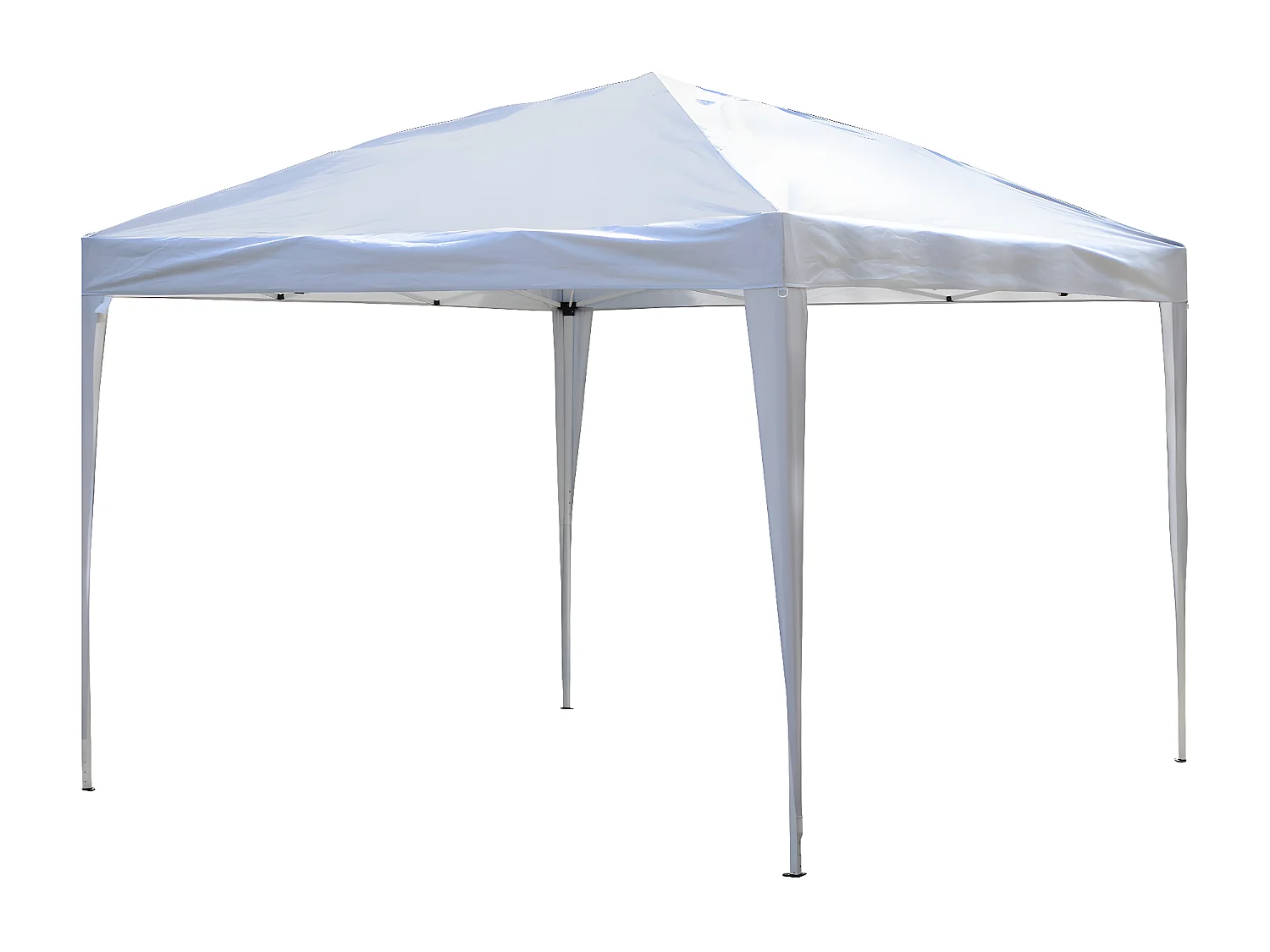 Tonnelle barnum de jardin pliant anti-UV + sac de transport acier Oxford 3 x 3 x 2,55 m blanc