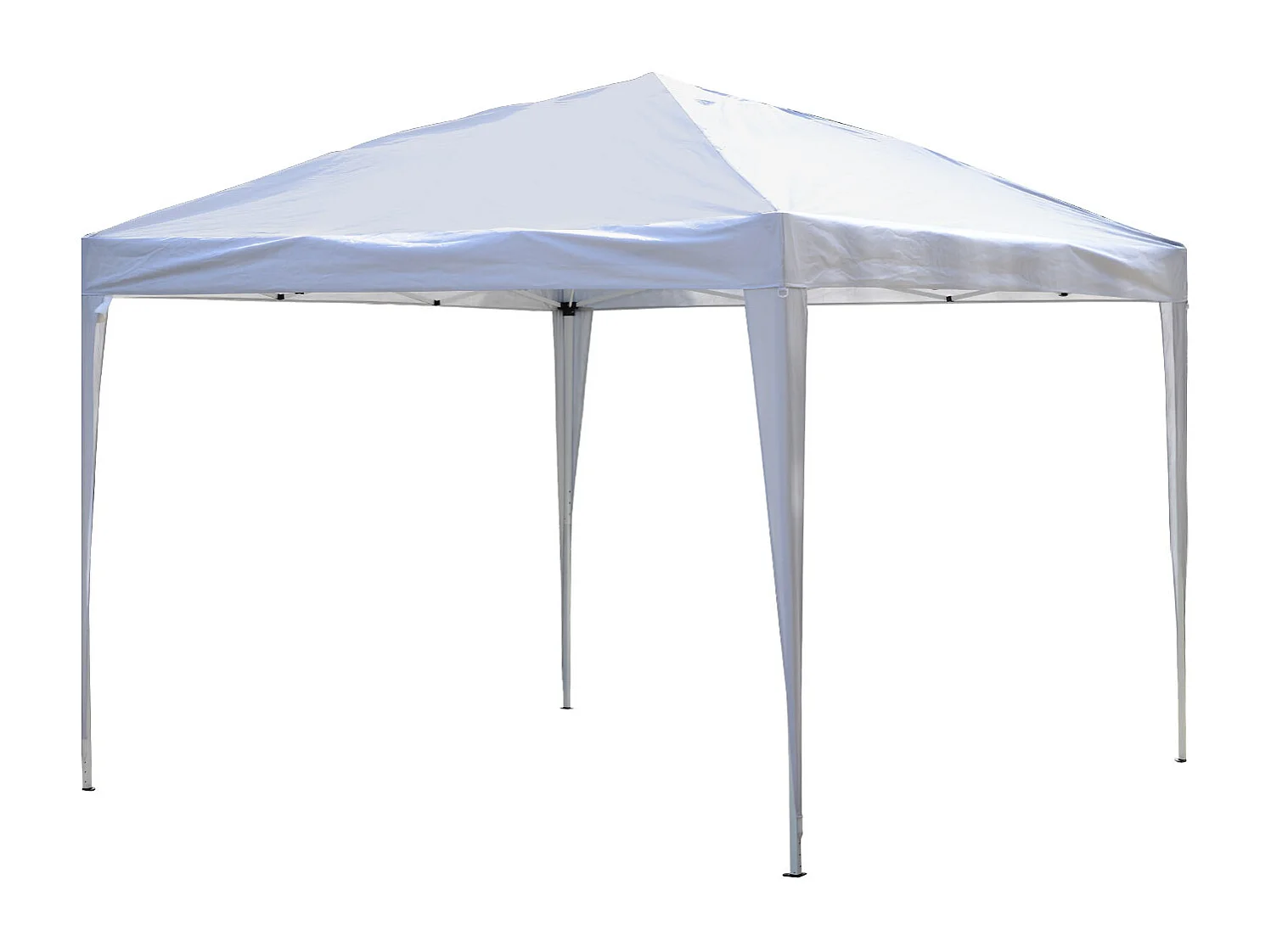 Tonnelle barnum de jardin pliant anti-UV + sac de transport acier Oxford 3 x 3 x 2,55 m blanc