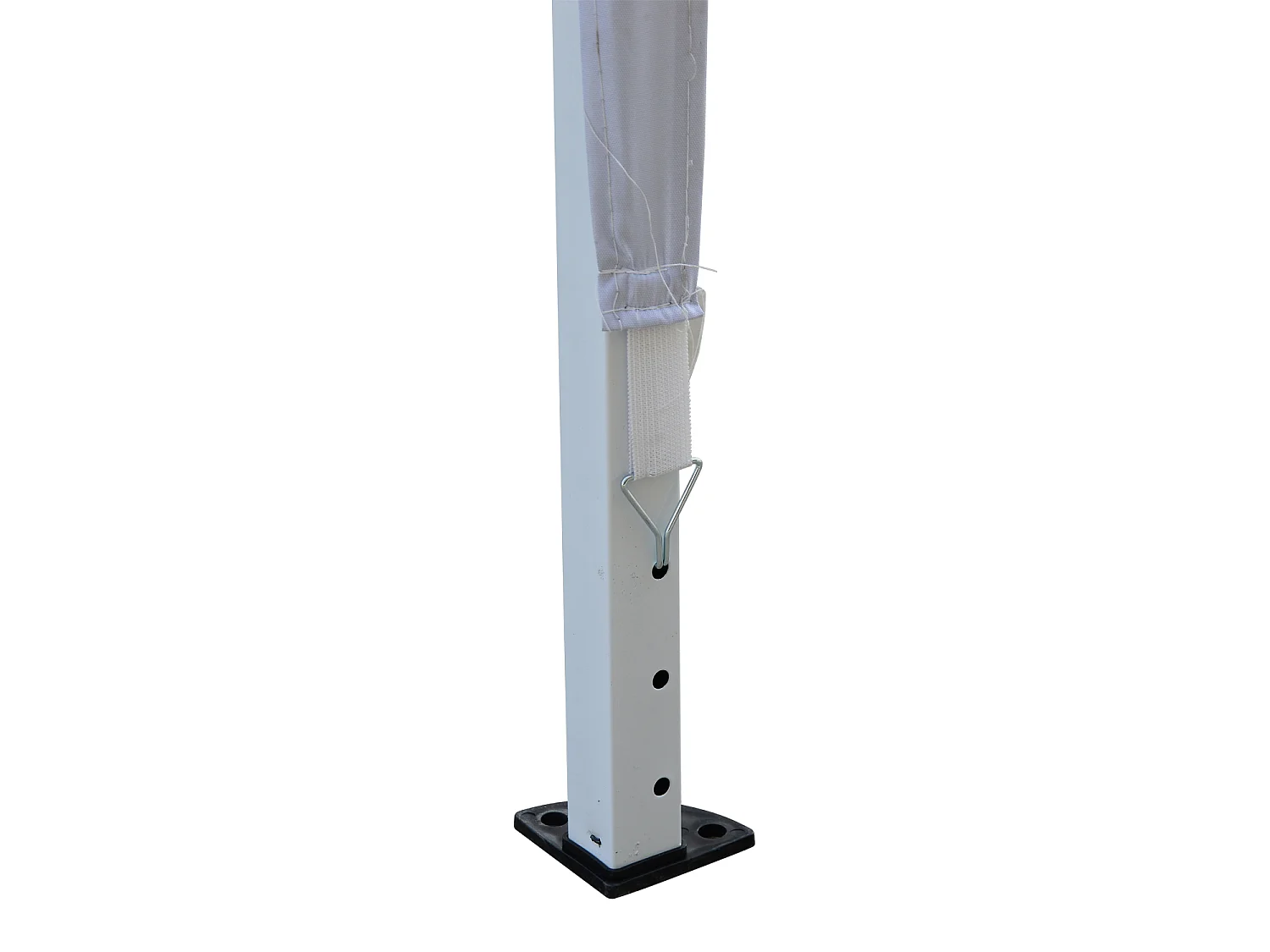 Tonnelle barnum de jardin pliant anti-UV + sac de transport acier Oxford 3 x 3 x 2,55 m blanc