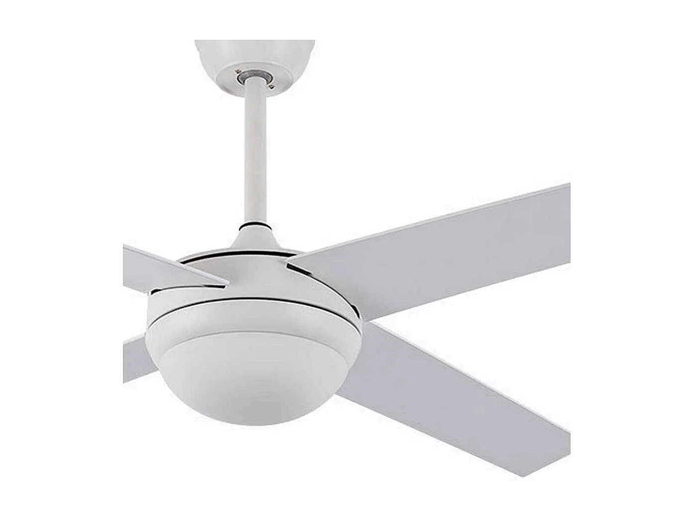 Ventilatore DC CIRO in pelle noce E27 con telecomando Fabrilamp