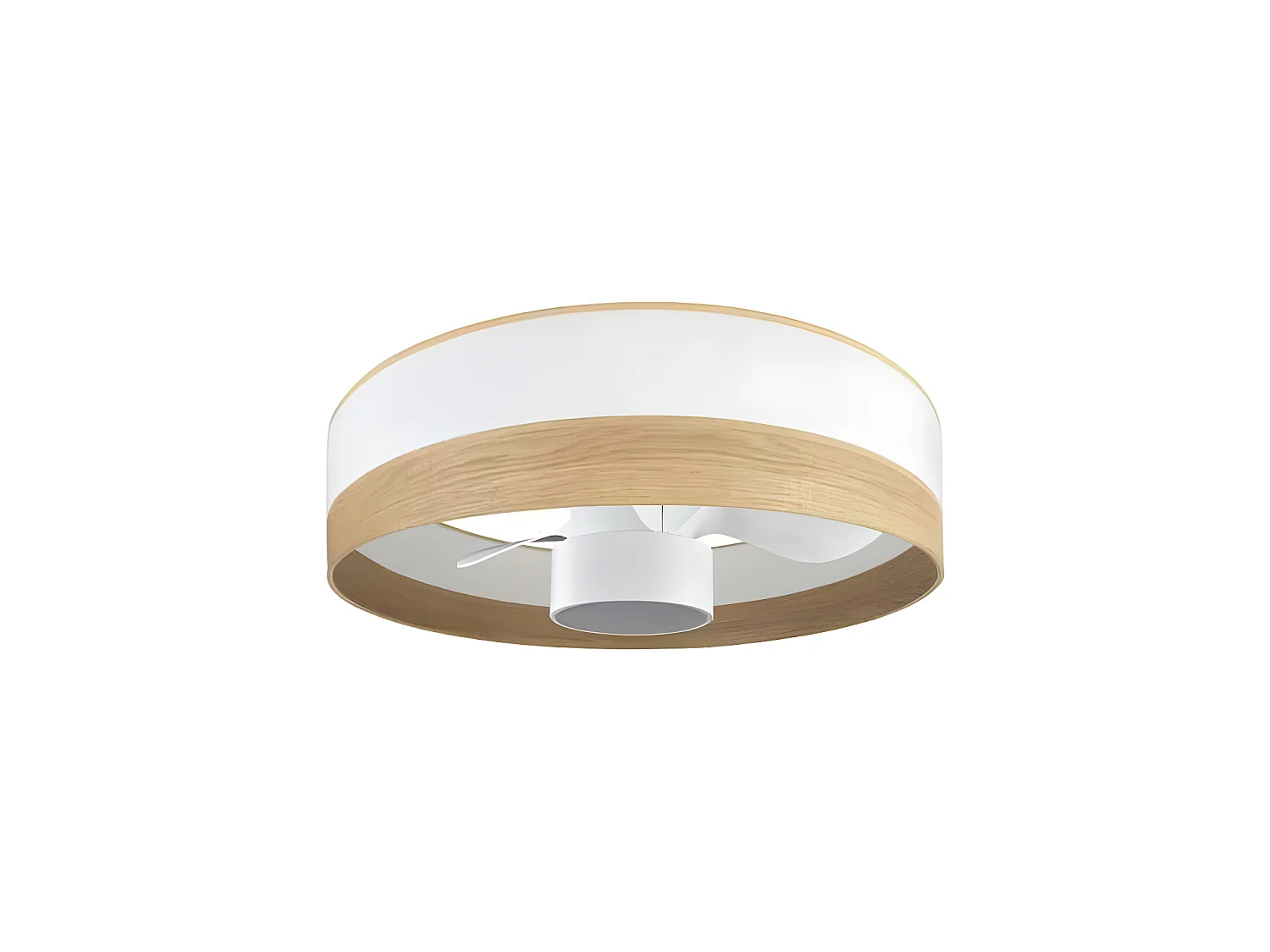 Ventilateur OLGA DC LED blanche mémoire température de couleur réglable Fabrilamp