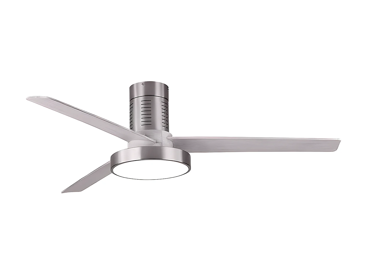 Ventilador Dc Pax Niquel Gris Led Cct Regulable Y Control Remoto