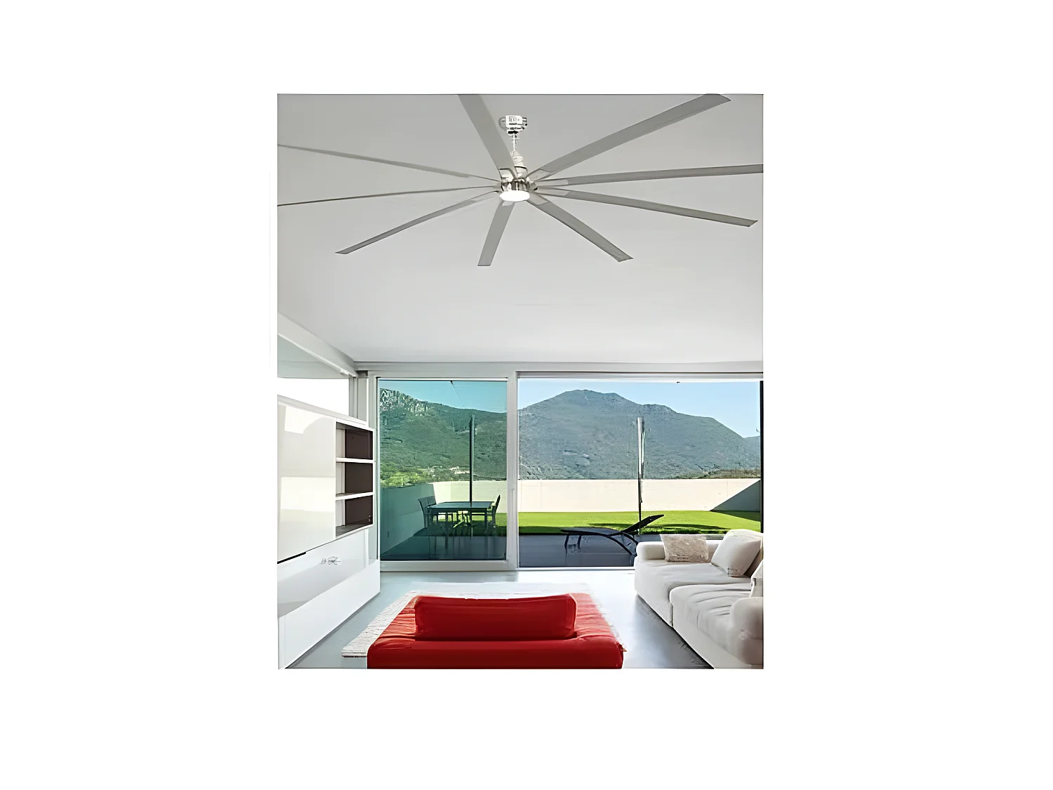 Ventilador Extragrande Dc Manhattan Led Integrado Cct Regulable Faro