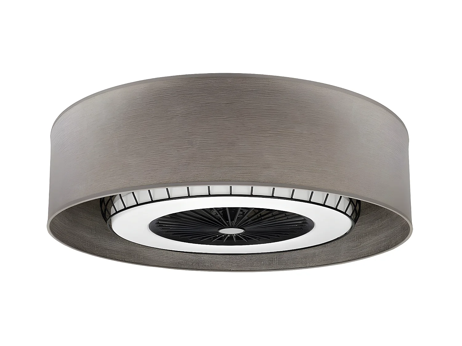 Fan DC TANIA grigio LED dimmabile con temporizzatore Fabrilamp