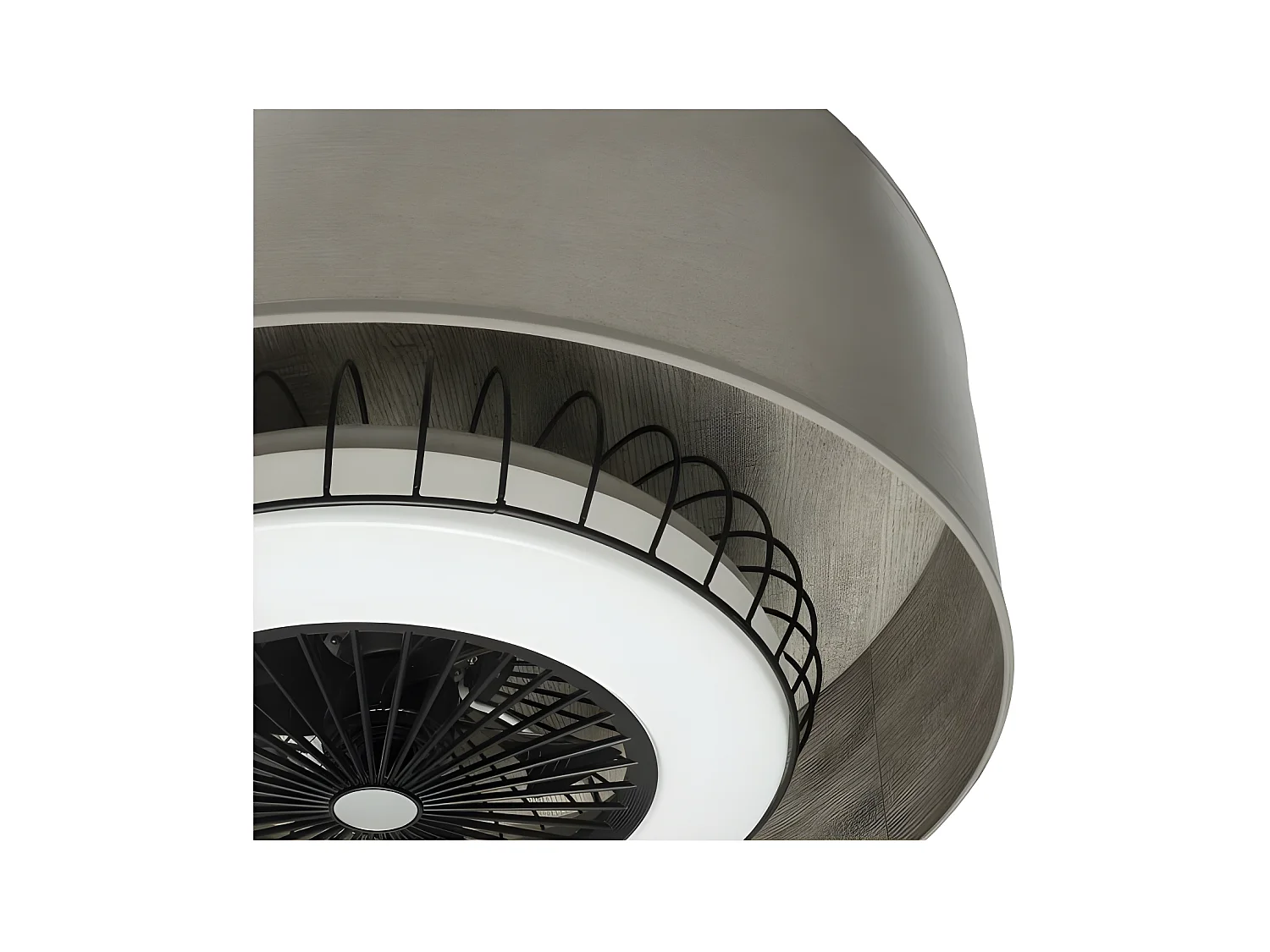 Fan DC TANIA grigio LED dimmabile con temporizzatore Fabrilamp